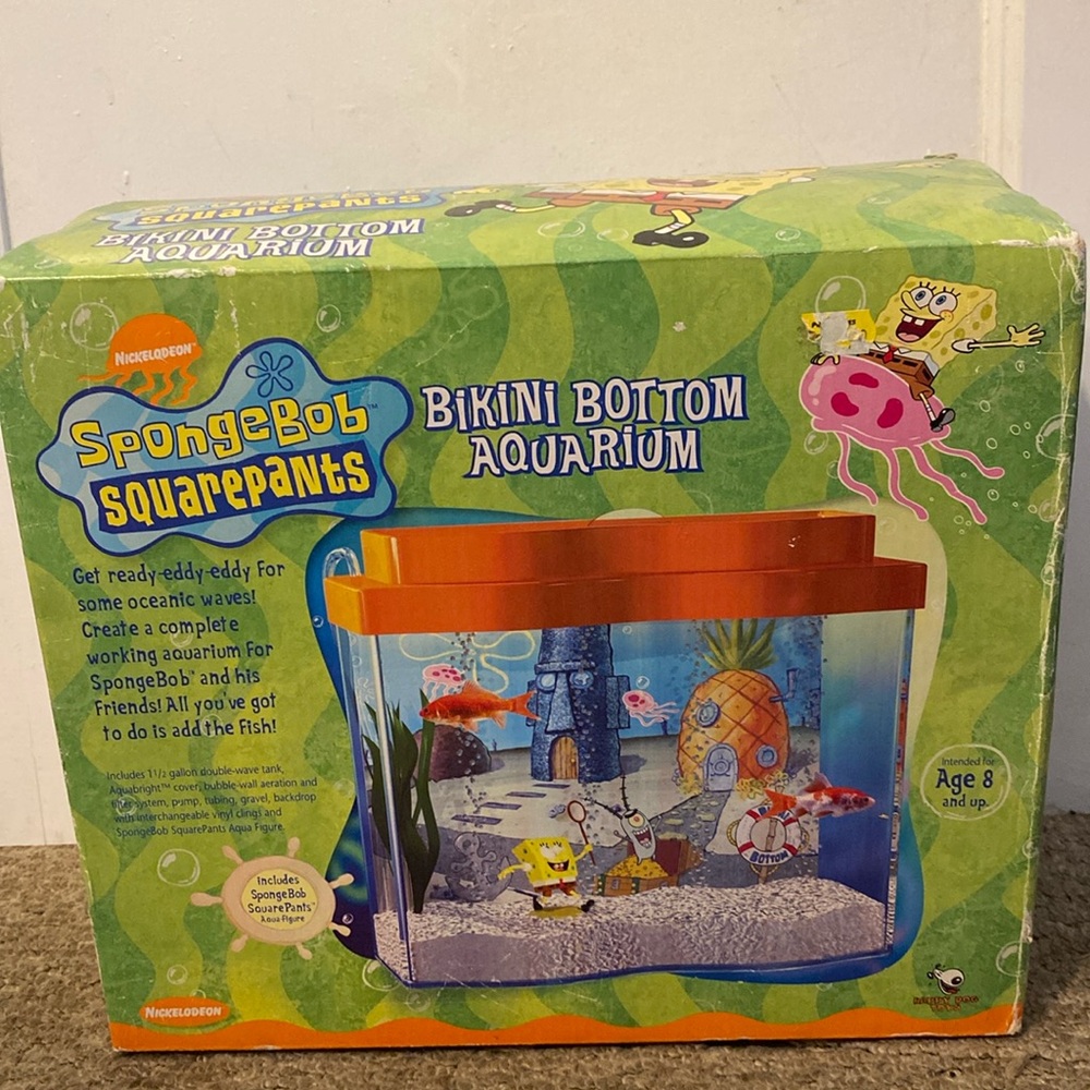 VTG Y2K SpongeBob SquarePants bikini bottom aquarium BRAND NEW SEALED